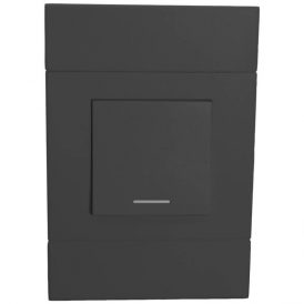 VETI 2 - ISOLATOR 30A 2P 4X2 CHARCOAL (COMPLETE)