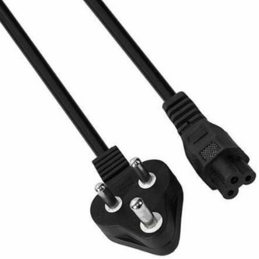 16A 3 PIN - CLOVER CORD 0.75mm IEC BLK 1.8M NON DEDICATED MALE