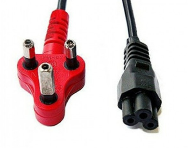 16A 3 PIN - CLOVER CORD DEDICATED 0.75mm IEC RED 1.8M PC-6DCH073BK1.8