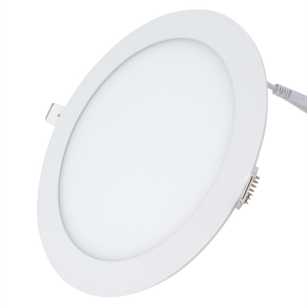BRS RECESSED ROUND 6W 4000K LED PANEL LIGHT (120mmØ / 105mm CUT) 80LM/W (WHT)