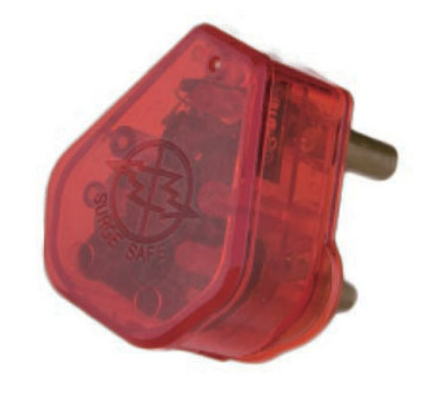 AUS/AD SURGE PROTECT 16A PLUG TOP WITH WIRING [SPT04-S]