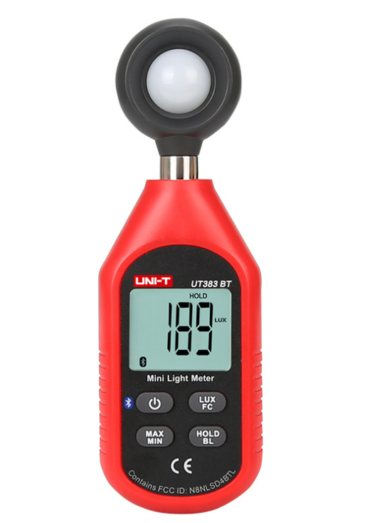 UNI-T MINI LUX METER LUX, 0~199,900 LUX / Fc 0~18,500, Auto Range, Data Hold