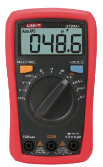 UNI-T PALM SIZE DIGITAL MULTIMETER 600V AC/DC 10A 20MΩ