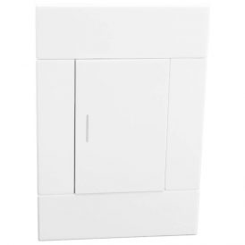 VETI 2 - 1 LEVER 1 WAY SWITCH 4X2 WHITE (COMPLETE)