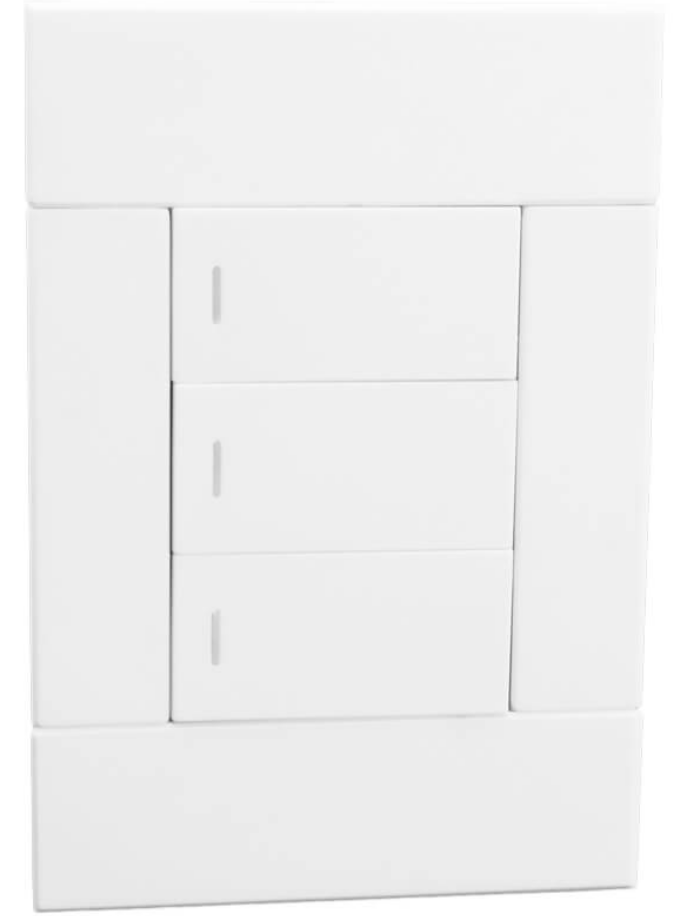 VETI 2 - 3 LEVER 2 WAY 4X2 COMPLETE WHITE