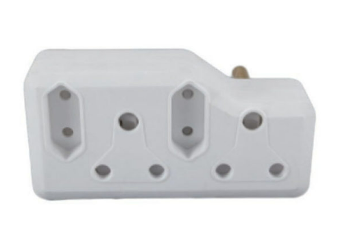 AUS 2X5A V-SLIM, 2X16A RSA 3 PIN WALL ADAPTOR - SIDE BY SIDE *M-06A