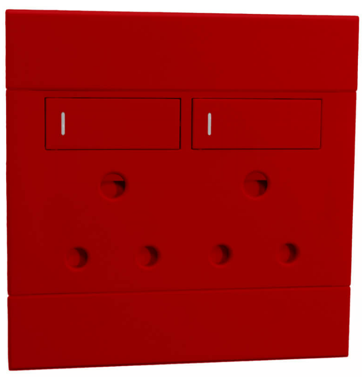 VETI 2 - DEDICATED DOUBLE SSO 4X4 16A RED