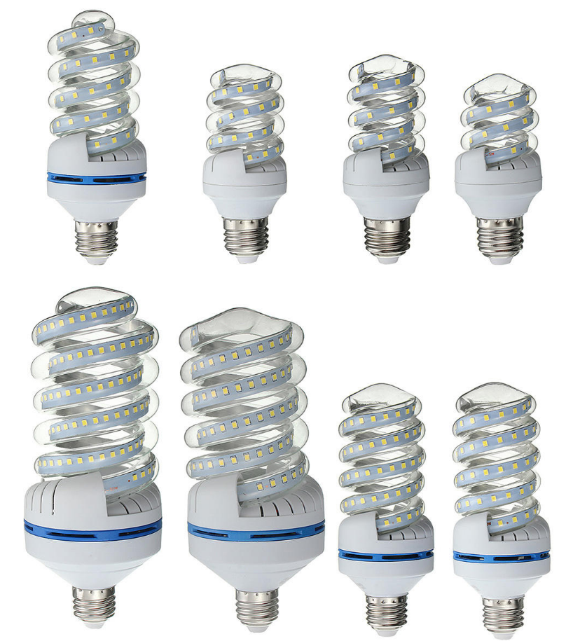 STARLIT LED SPIRAL E27 12W LAMP/GLOBE 6000K (ES62) (EQUIV TO 20W-25W CFL) 8542