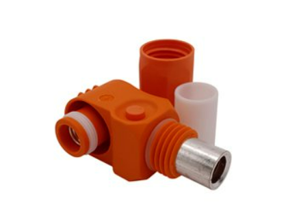 SUNSYNK/PYLONTECH BATTERY CONNECTOR 5KW RED 25MM² MAX AMPHENOL EV