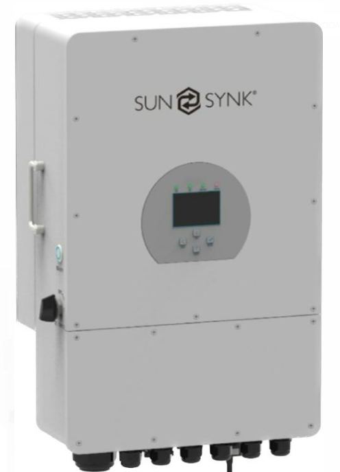 SUNSYNK HYBRID INVERTER 8KW 48VDC C/W WIFI DONGLE DUAL MPPT 37KG PPT: 125-425V/MAX DC: 10400W