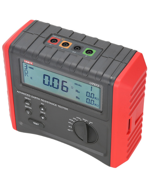 UNI-T ADV EARTH RESISTANCE TESTER 2/3/4-WIRE TEST - EARTH 40kΩ SOIL 40kΩ Ust 50V DC