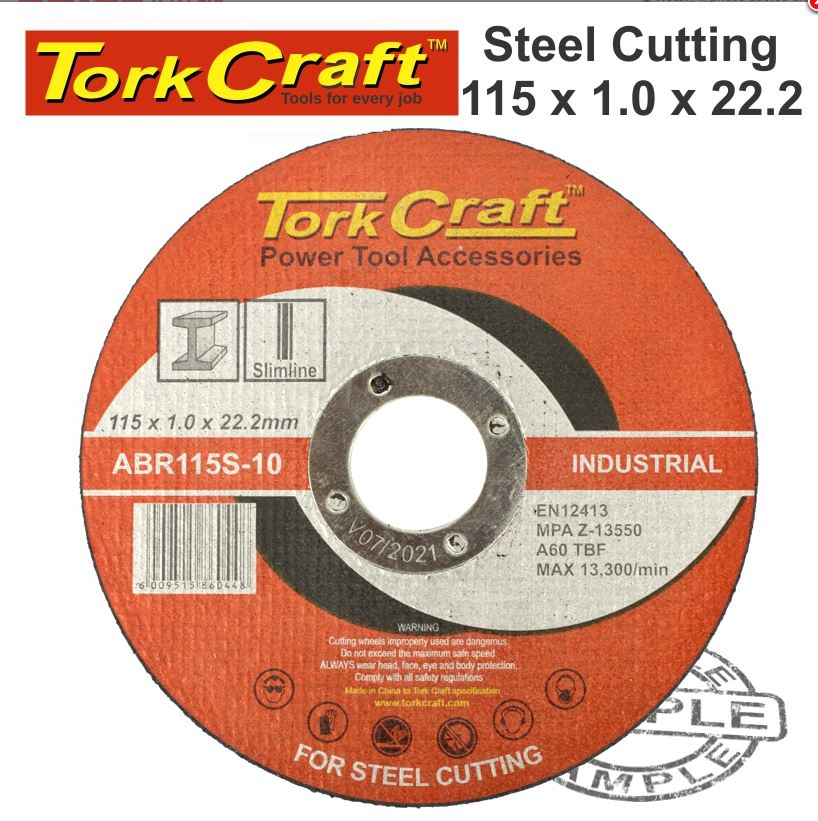 T/CRAFT 115X1mm CUTTING DISC (STEEL/SS) (PER/EACH)