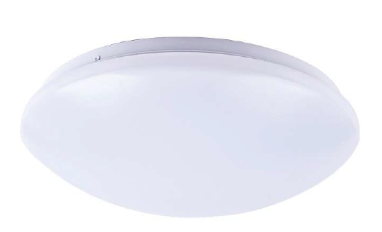 STL 12W LED CEILING LIGHT METAL BASE ACRYLIC 230MMØ WHT D/L 6000K C488/LED/12W