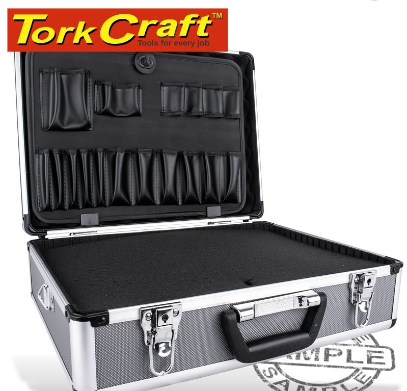 T/CRAFT ALUMINIUM CASE 45.5 X 33 X 15.2 WITH 5 X DIVIDERS AND FOAM INSERTS ORDER ON REQ ONLY