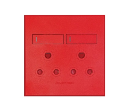 VETI 3 - DEDICATED DOUBLE SSO 2 X 16A RSA 4X4 RED