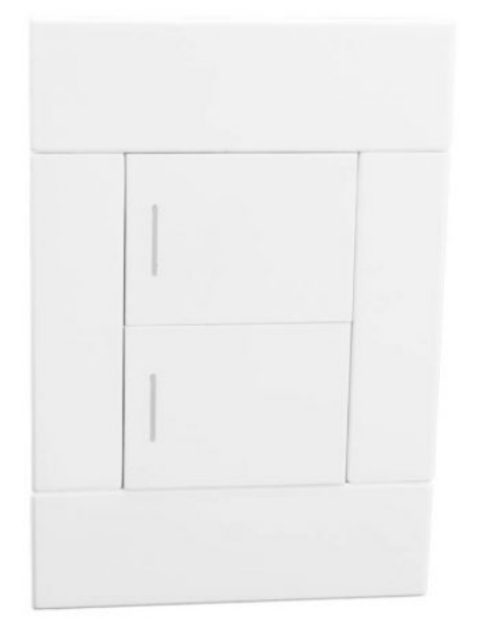 VETI 2  - 2 LEVER 2 WAY SWITCH CHARCOAL (COMPLETE)