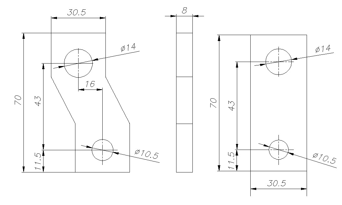 CHINT 4P COPPER CONNECTION PLATE SET FOR NXM- 400/630(844991)(8 PCS SET)