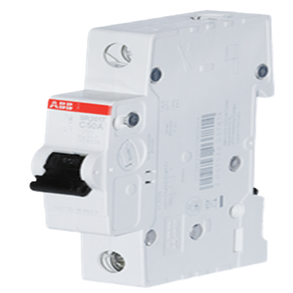 ABB 50A 1P MCB 3KA C-CURVE DIN RAIL (SR201T-C50)