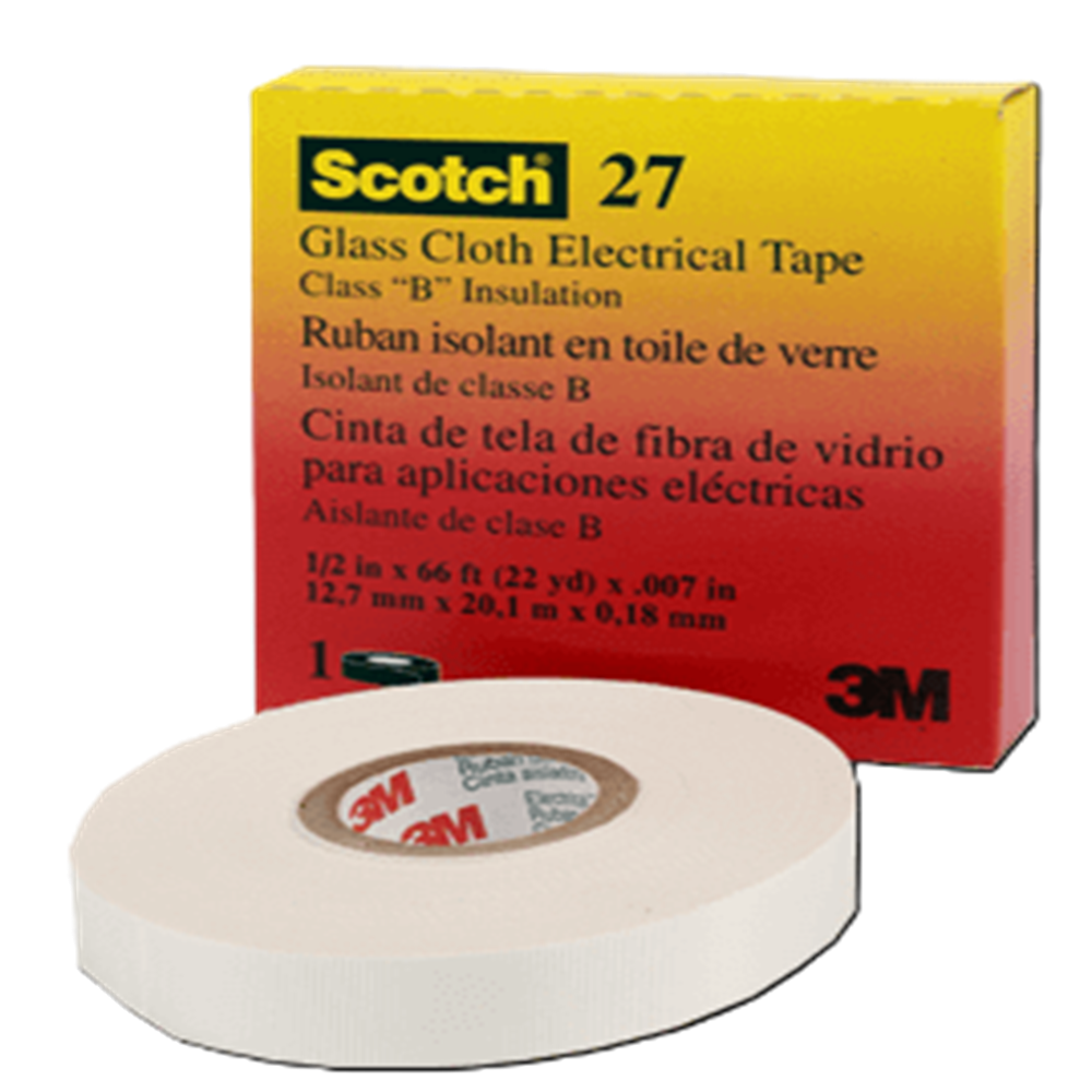 TAPE SCOTCH NO 27 GLASS CLOTH 19mmX20M