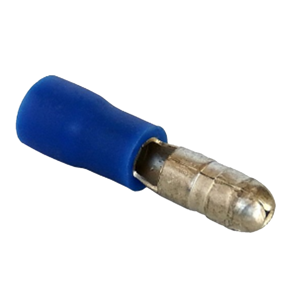 BLUE MALE BULLET 4MM (BBM4) (MBC2)