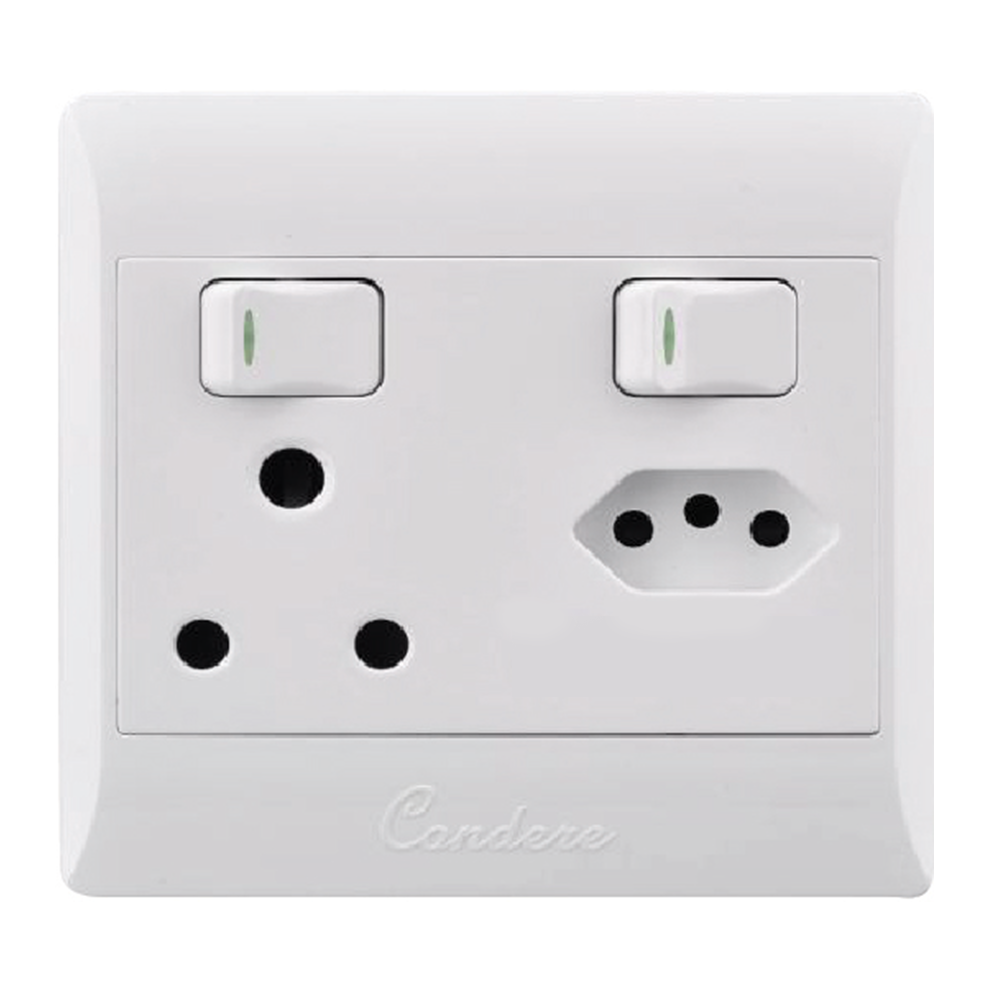 CHINT CONDERE SA/EURO COMBINED SWITCH SOCKET 16A 4X4