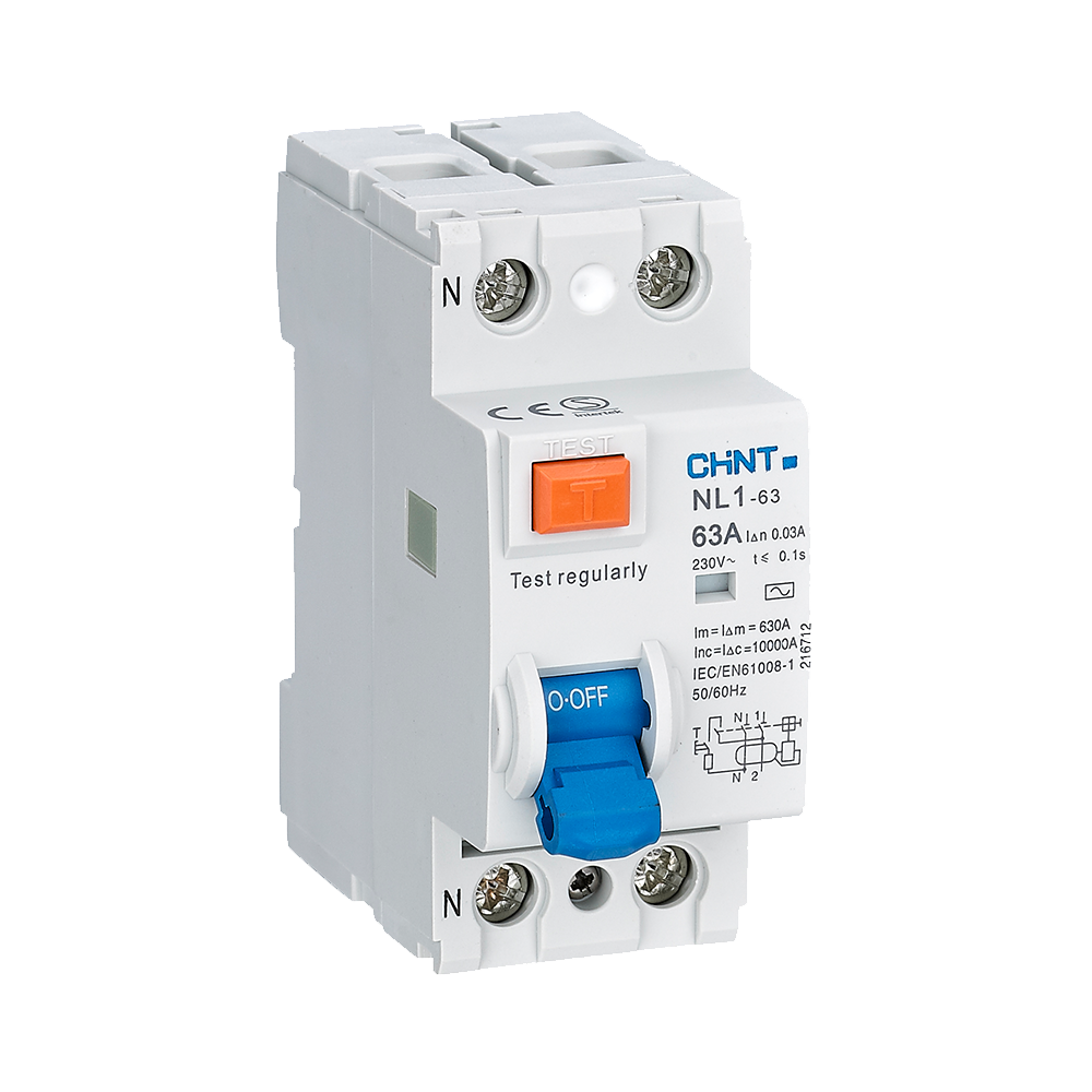CHINT 63A 4P E/LEAKAGE NO OVERLOAD 30MA DIN 6KA (NL1-63-3P+N-63)