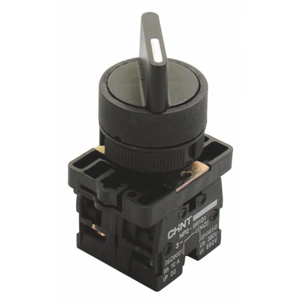 CHINT 3 POSITION SELECTOR SWITCH COMPLETE 2NO [STEEL BASE] (574849)