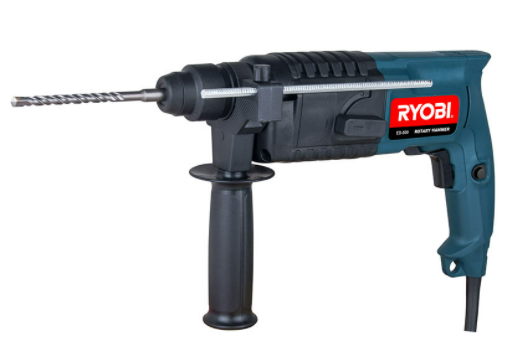 RYOBI ROTARY HAMMER DRILL MACHINE 500W SDS+ PLUS (1.5J) (5000 BPM)